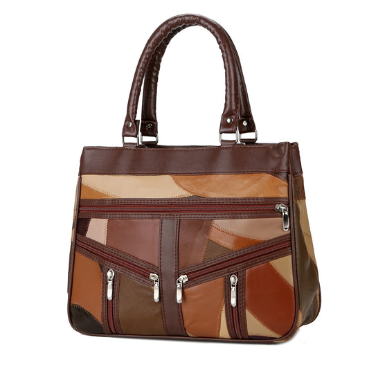 Genuine Leather Women Top-Handle Bag